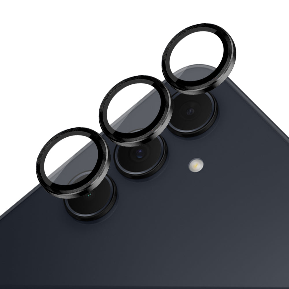 NORTHJO 1 Set For Samsung Galaxy A35 5G Camera Lens Film 9H Scratch-proof Rear Lens Protector with CD Vein Metal Ring