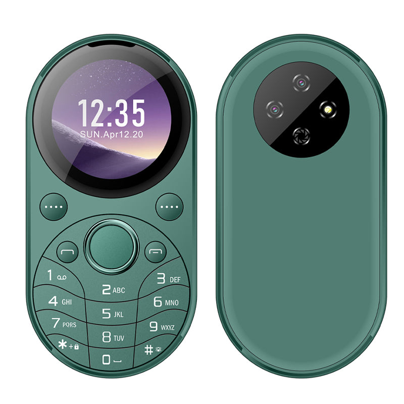 SERVO i15 Mini Dual SIM Miniature Circular 2G Feature Phone