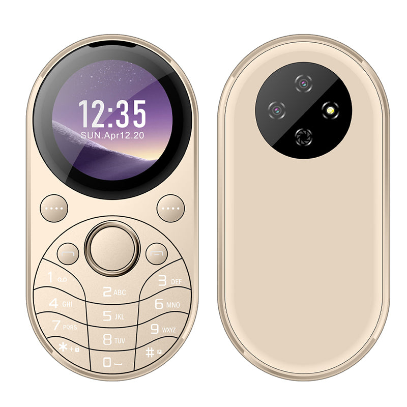 SERVO i15 Mini Dual SIM Miniature Circular 2G Feature Phone