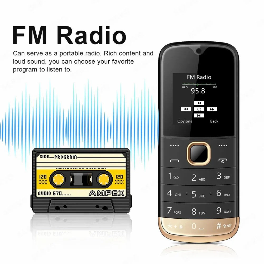 BM555 1.54-Inch Mini Dual SIM Standby Bar Phone