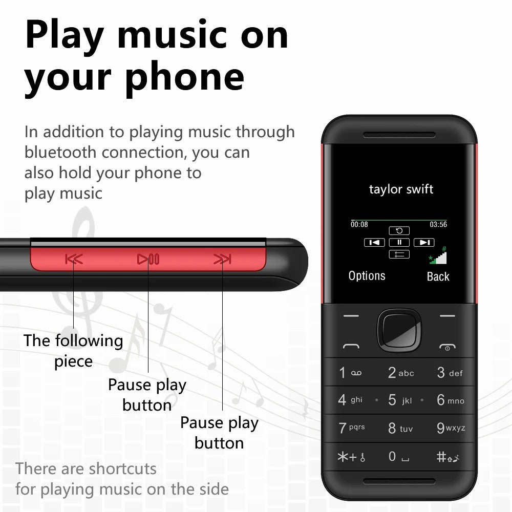 BM888 1.54-Inch 2G Mini Phone Dual SIM Standby Cellphone