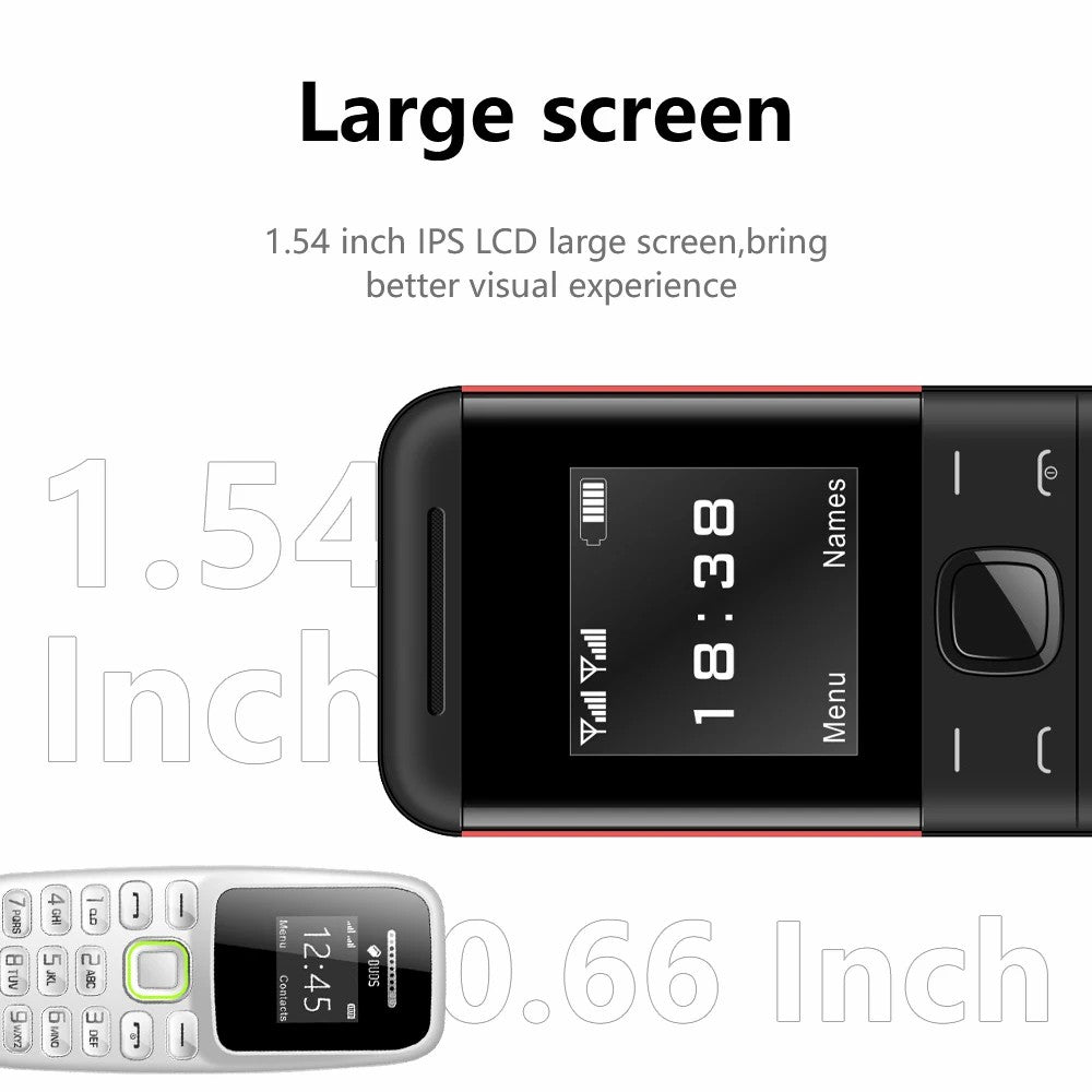 BM888 1.54-Inch 2G Mini Phone Dual SIM Standby Cellphone