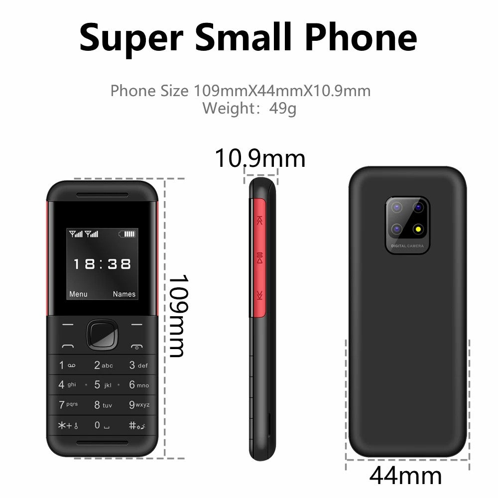 BM888 1.54-Inch 2G Mini Phone Dual SIM Standby Cellphone