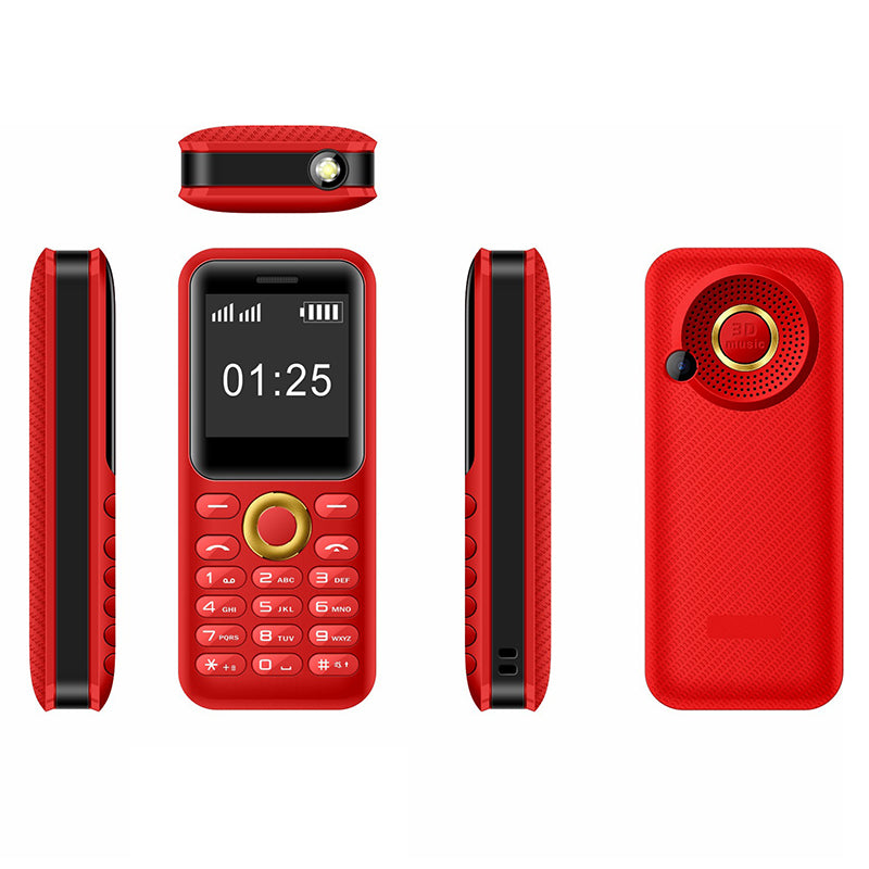 L8 1.33-Inch Dual SIM Standby Bar Phone Mini Slim 2G Mobile Phone