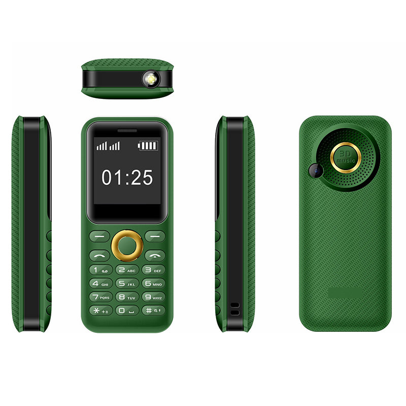 L8 1.33-Inch Dual SIM Standby Bar Phone Mini Slim 2G Mobile Phone
