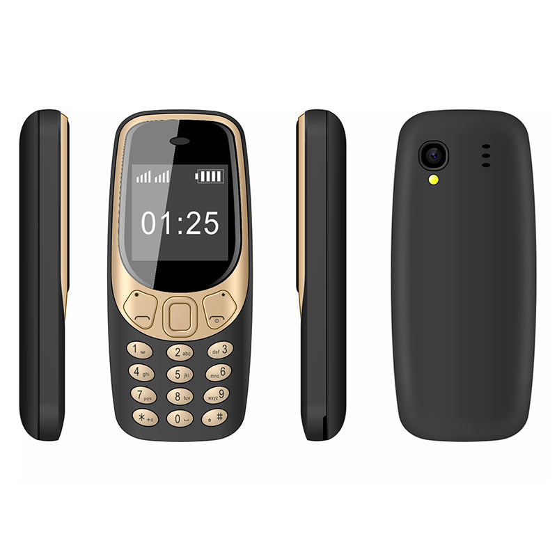 Q3308 1.33-Inch Mini Triple SIM Standby 2G Bar Phone