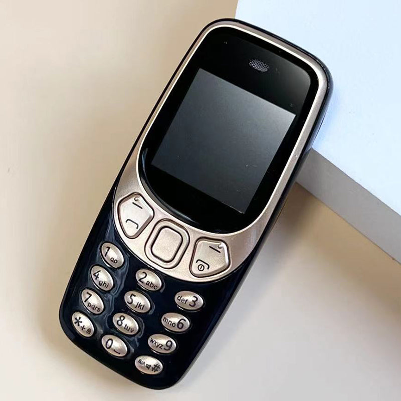 Q3308 1.33-Inch Mini Triple SIM Standby 2G Bar Phone