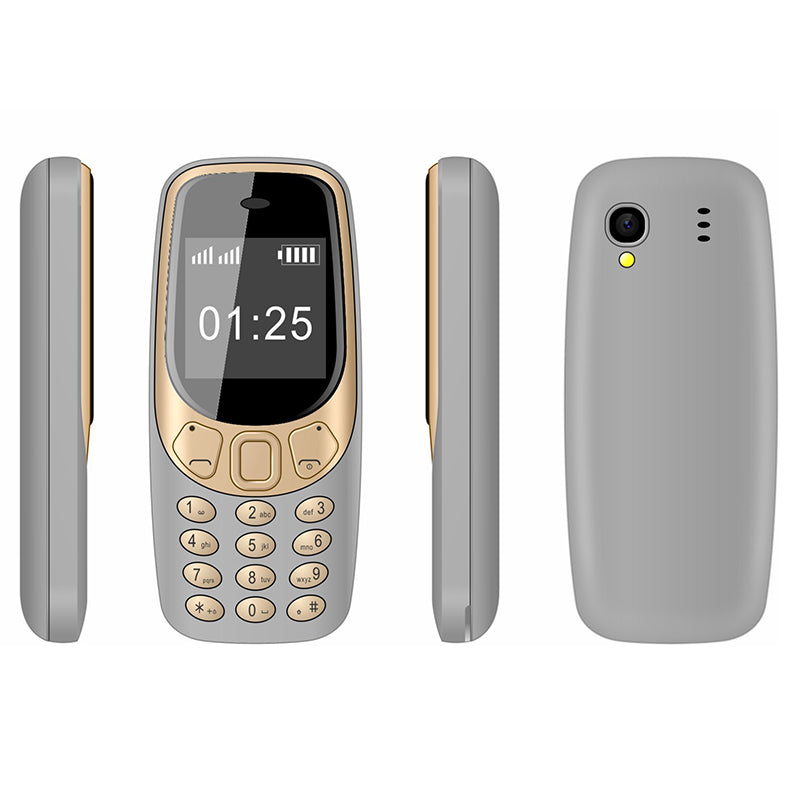 Q3308 1.33-Inch Mini Triple SIM Standby 2G Bar Phone