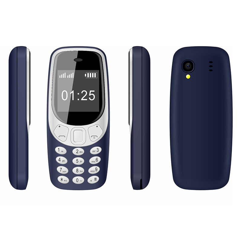 Q3308 1.33-Inch Mini Triple SIM Standby 2G Bar Phone