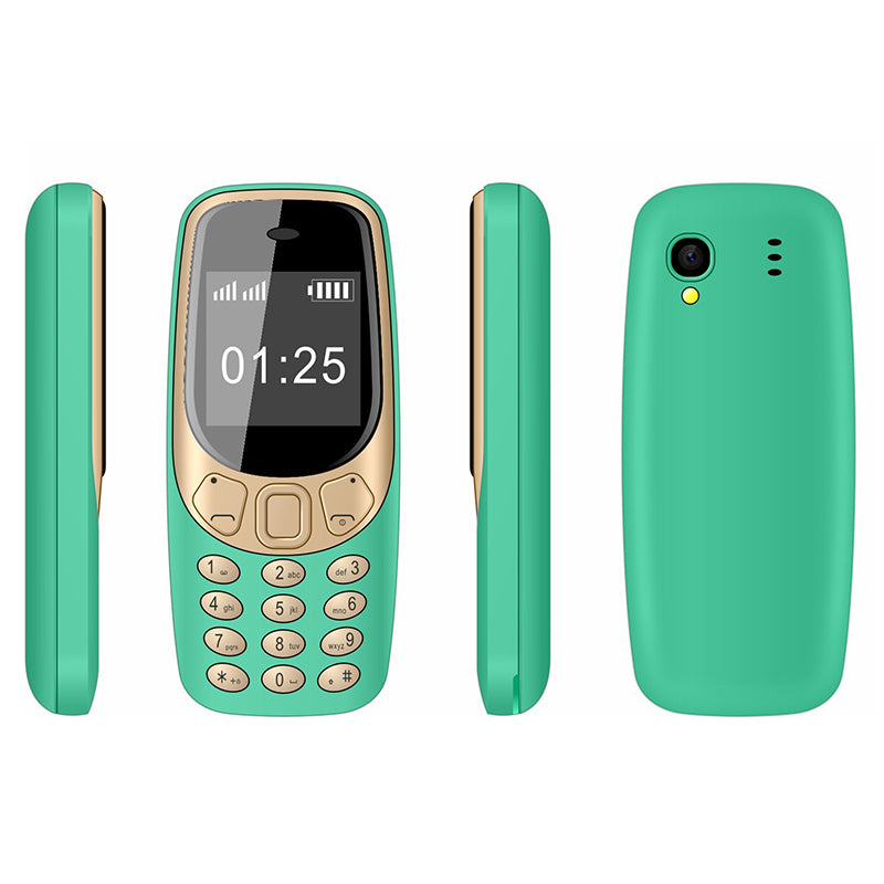 Q3308 1.33-Inch Mini Triple SIM Standby 2G Bar Phone