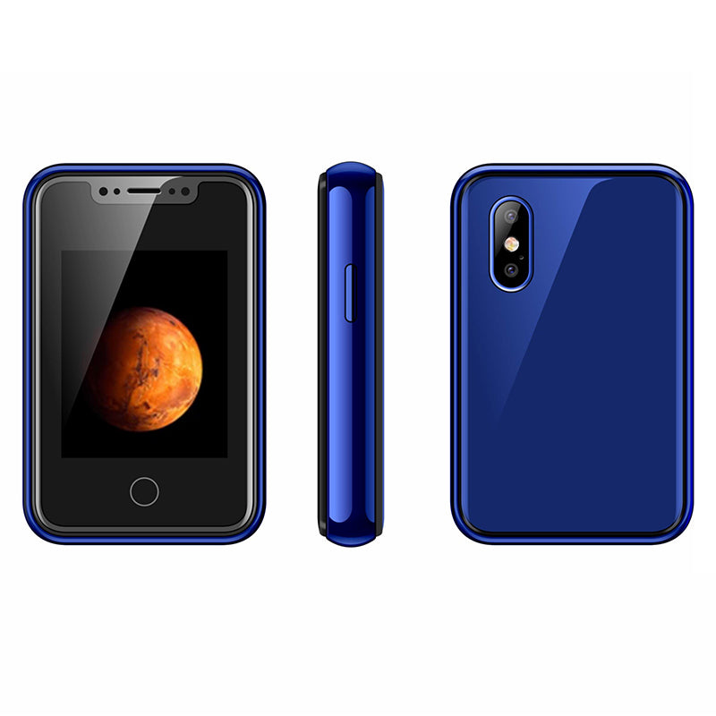 8XR 1.77-inch Mini Cellphone Dual SIM Dual Standby Touch Screen Mobile Phone