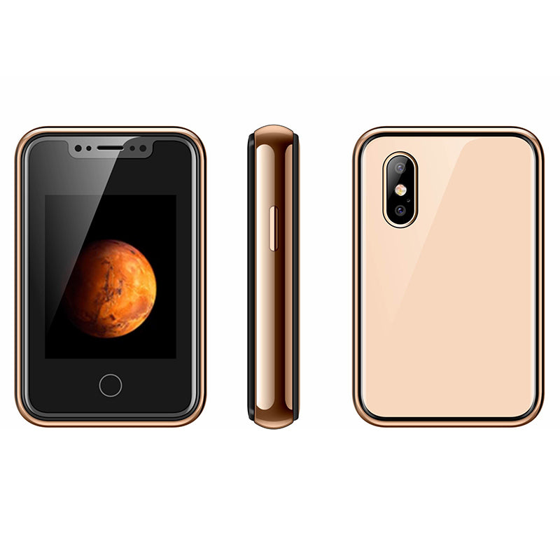 8XR 1.77-inch Mini Cellphone Dual SIM Dual Standby Touch Screen Mobile Phone