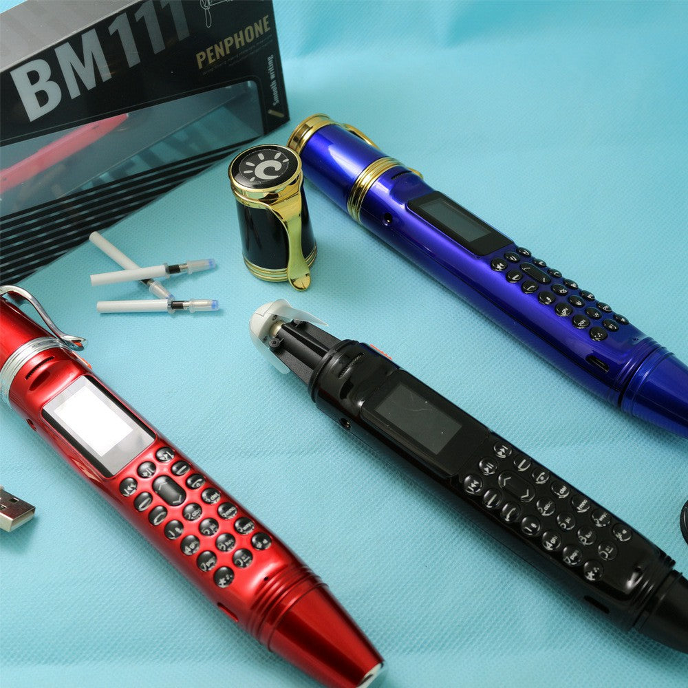 BM111 0.96-inch Pen Shape Mini Cellphone Dual SIM Dual Standby Mobile Phone
