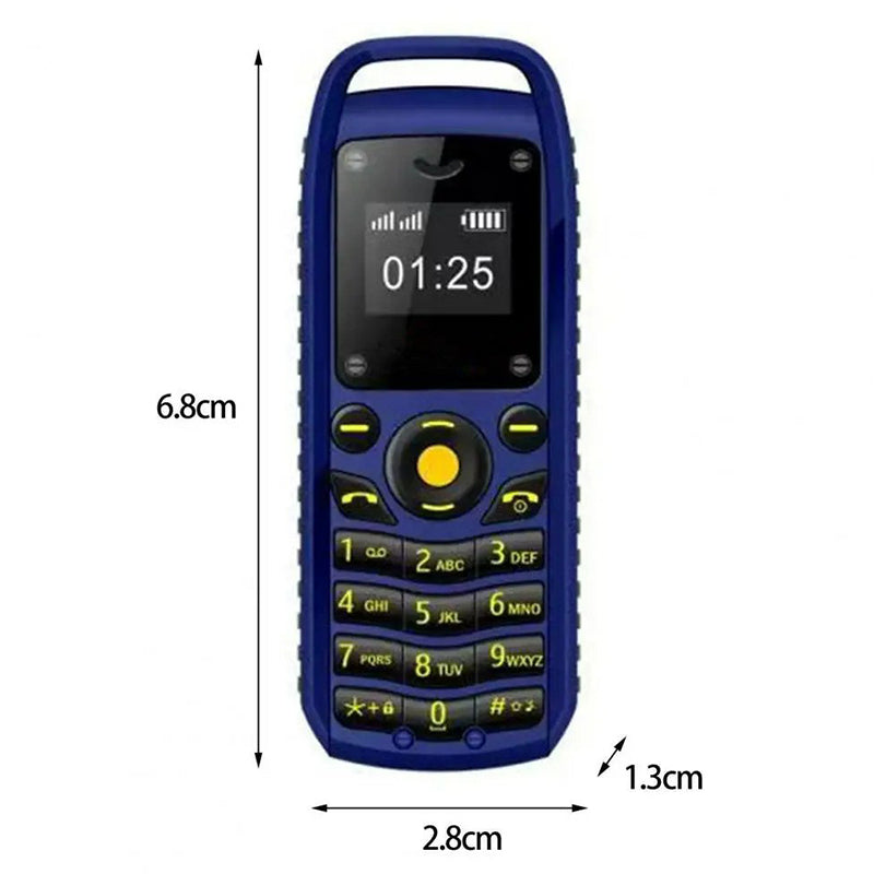 B25 Dual-SIM Mini Bar Phone 0.66-inch Screen 2G GSM Mobile Phone