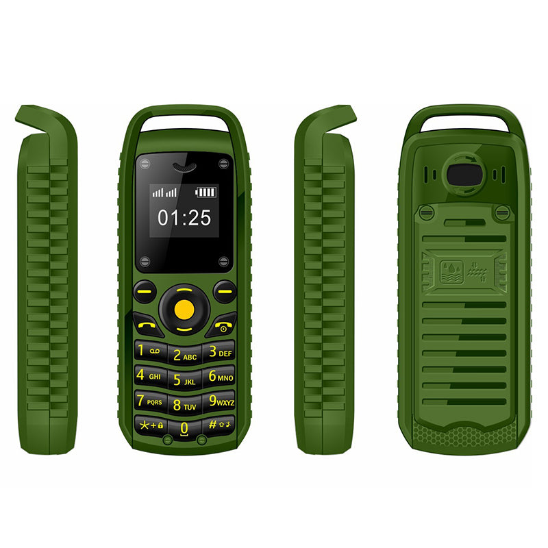 B25 Dual-SIM Mini Bar Phone 0.66-inch Screen 2G GSM Mobile Phone