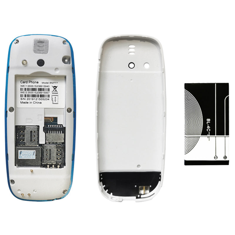 BM777 1.33-Inch Mini Dual SIM Standby Bar Phone