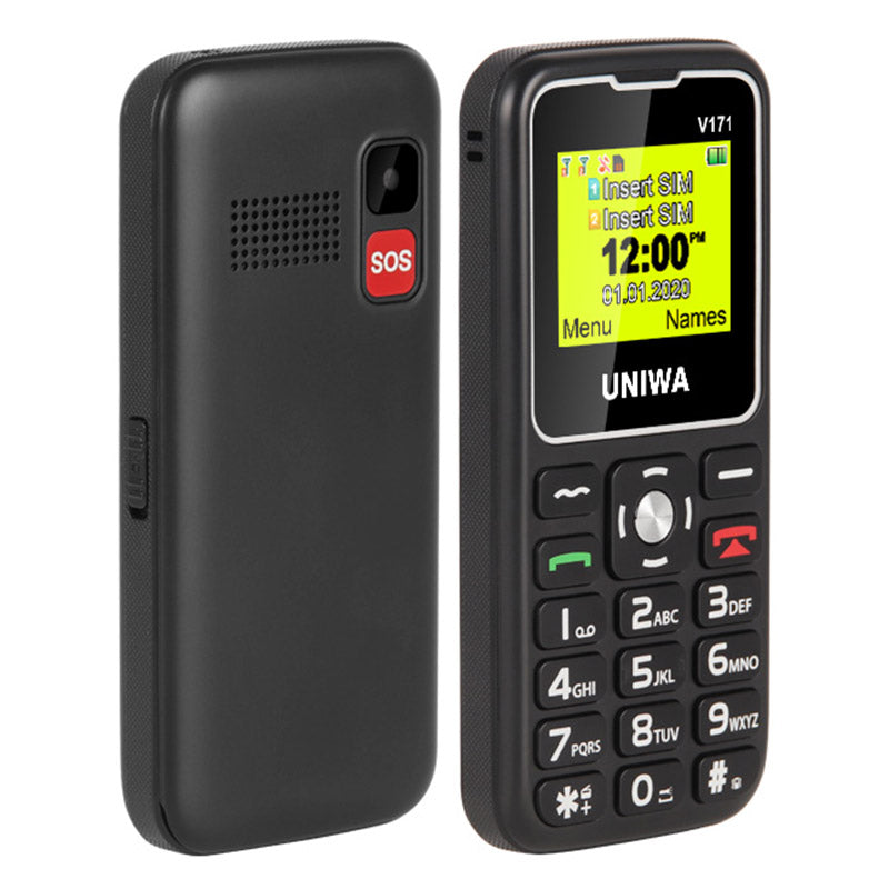 UNIWA V171 Dual SIM 1.77 inch Mobile Phone 1000mAh Battery 2G GSM Cellphone