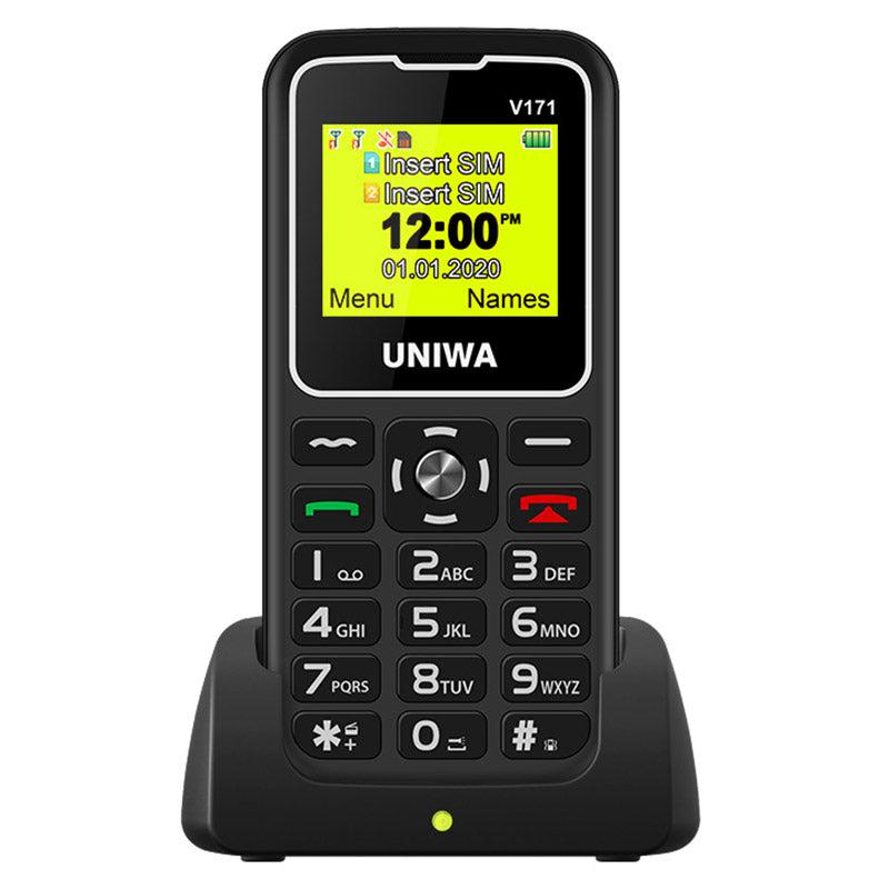 UNIWA V171 Dual SIM 1.77 inch Mobile Phone 1000mAh Battery 2G GSM Cellphone