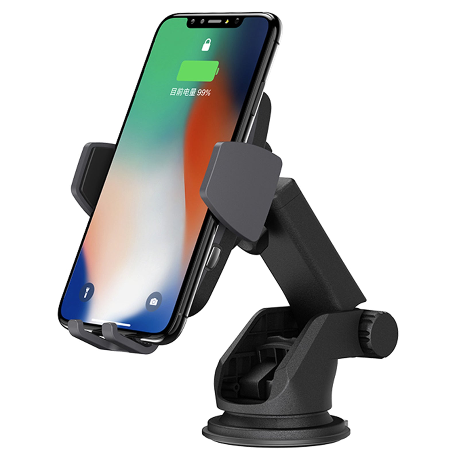 DEVIA EA195 Wireless Car Charger Mount 10W Qi Fast Charging Car Phone Holder