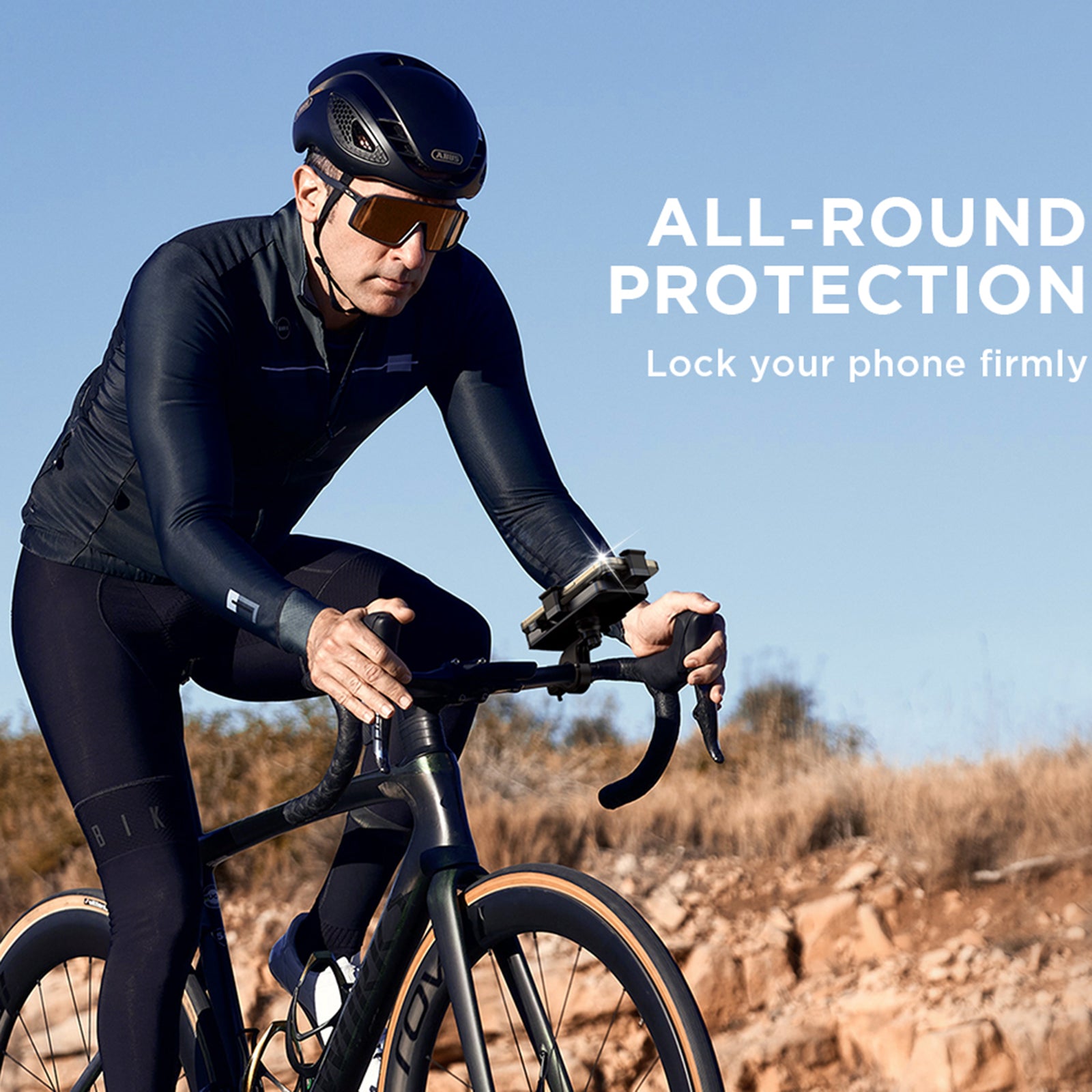 JOYROOM JR-OK7 Bike Handlebar Phone Holder Shockproof Bicycle Cellphone Bracket