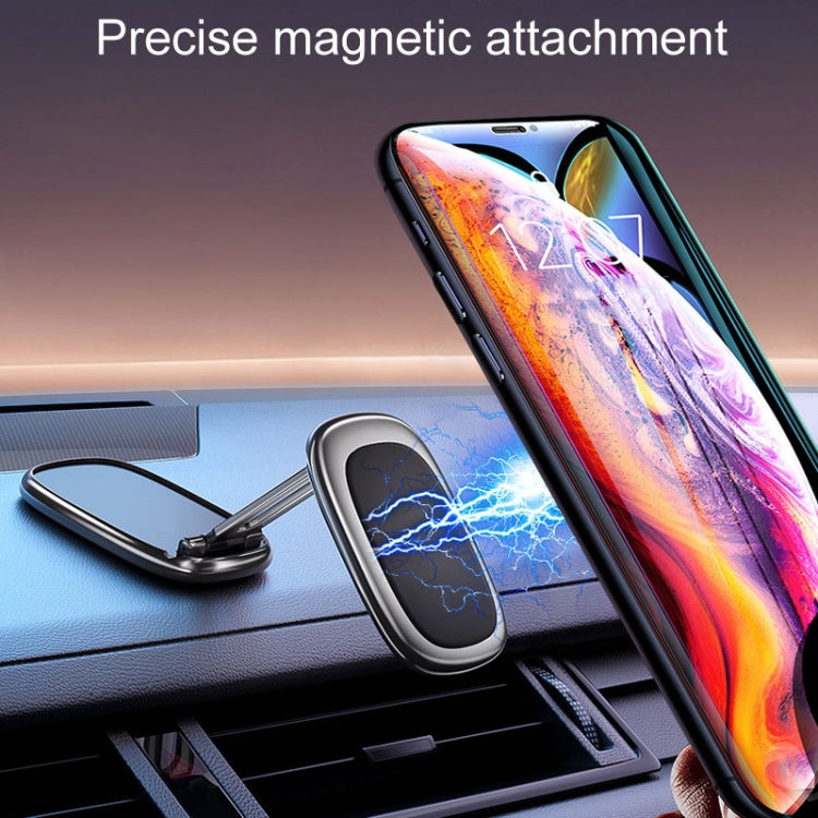 Q43 Magnetic Car Phone Holder Rotatable Foldable Desktop Phone Stand for iPhone 16 / 16 Ultra / 16 Pro / 16 Pro Max