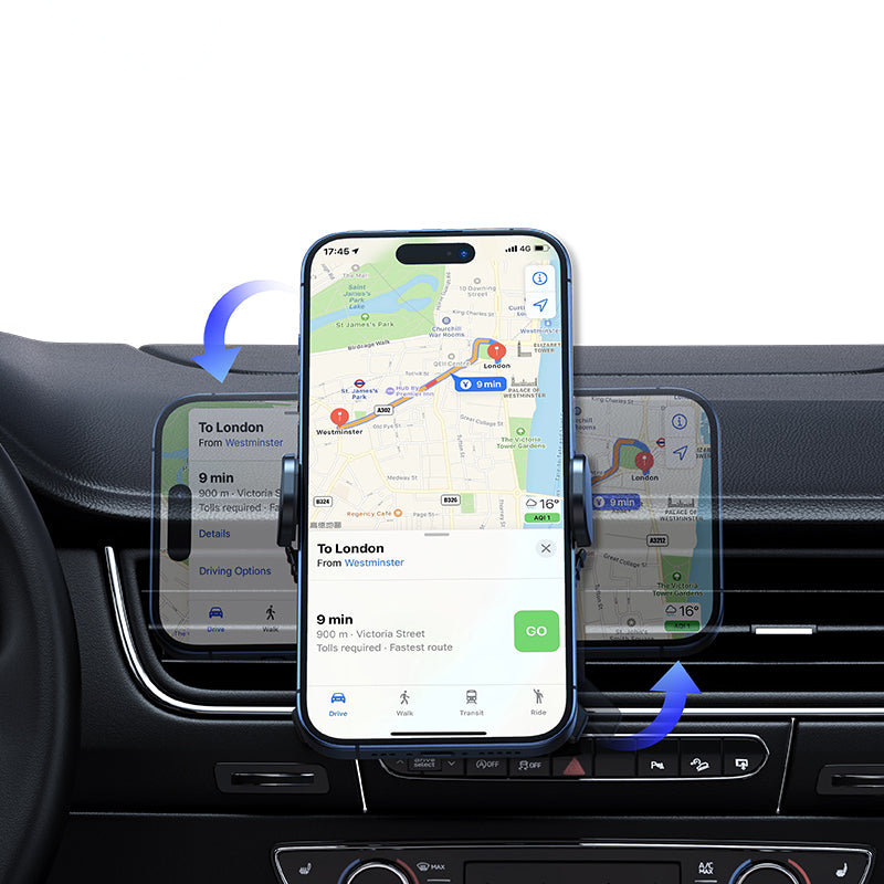 USAMS ZJ077 Mini Car Phone Holder Air Vent Mobile Phone Mount Stand for 4.7-6.9 inch Phone