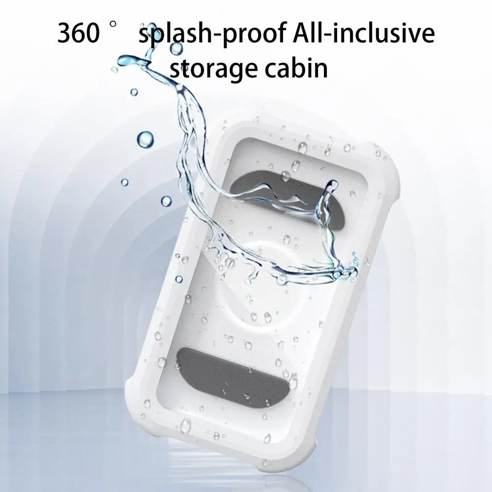 B35 Shower Phone Holder Waterproof Sensitive Touch Bathroom Wall Mount Shower Case