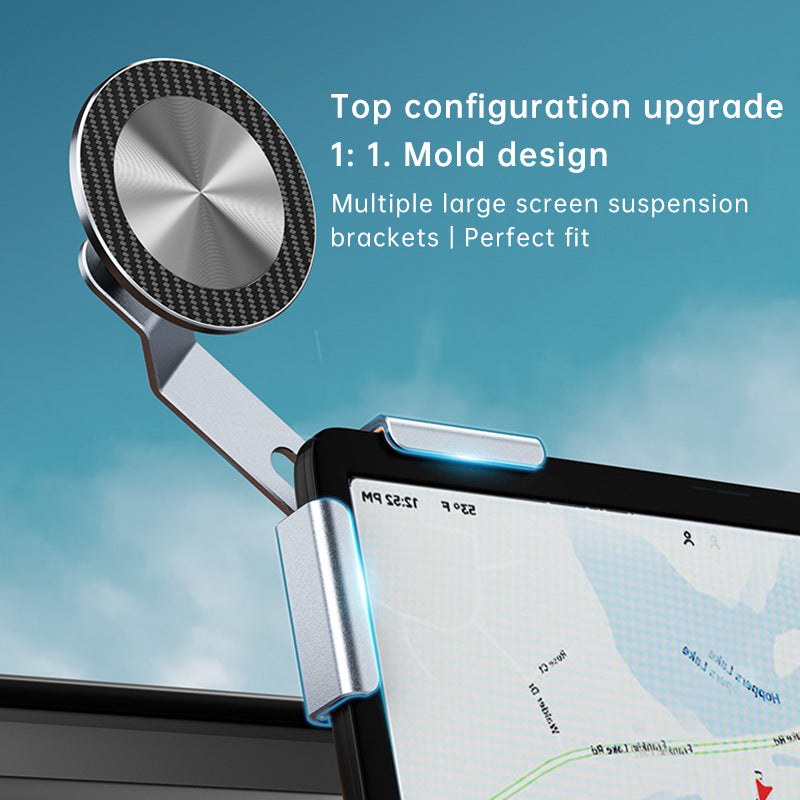 Floating Cell Phone Holder with Metal Stand Base + Magnetic Mount for iPhone 16 / 16 Ultra / 16 Pro / 16 Pro Max
