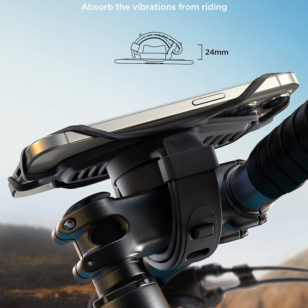 JOYROOM JR-ZS382 Bike Handlebar Phone Holder Soft Silicone Band Bicycle Cellphone Bracket