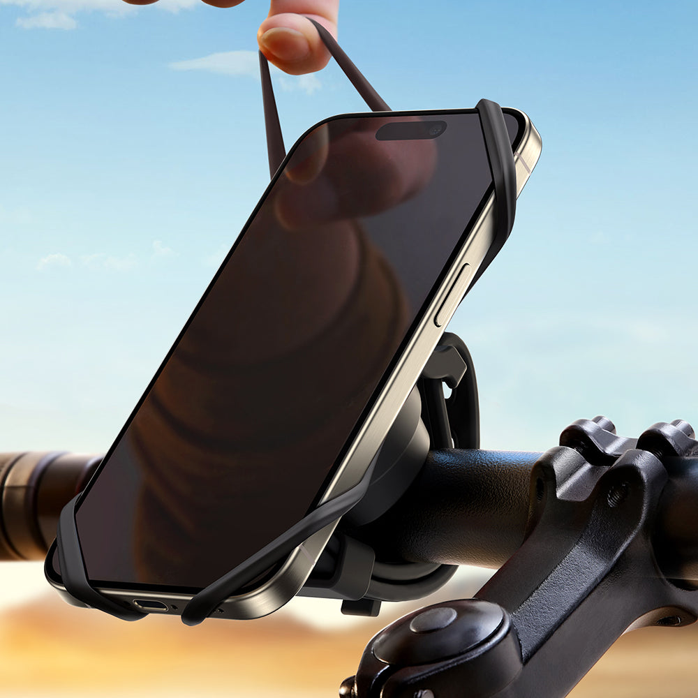JOYROOM JR-ZS382 Bike Handlebar Phone Holder Soft Silicone Band Bicycle Cellphone Bracket