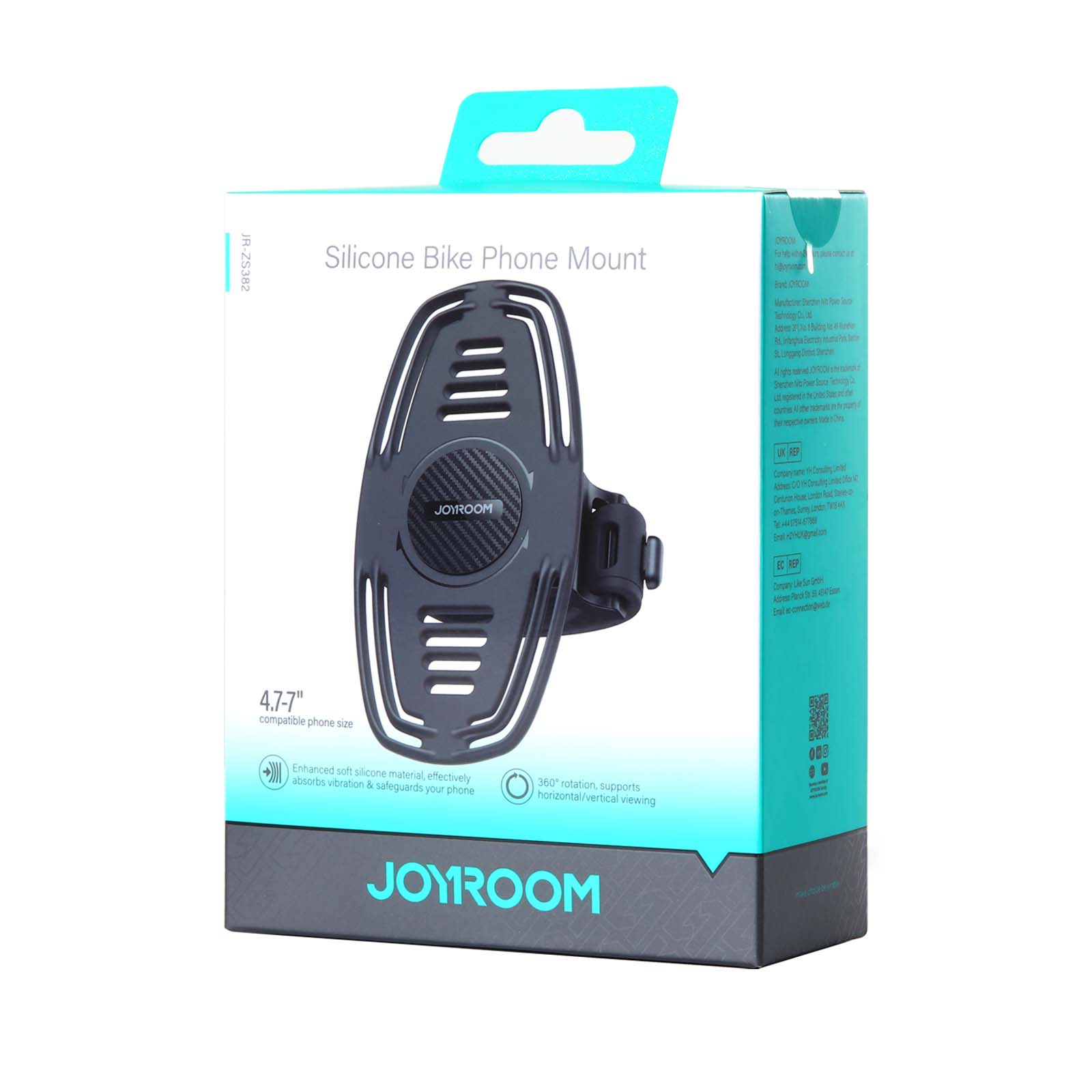 JOYROOM JR-ZS382 Bike Handlebar Phone Holder Soft Silicone Band Bicycle Cellphone Bracket