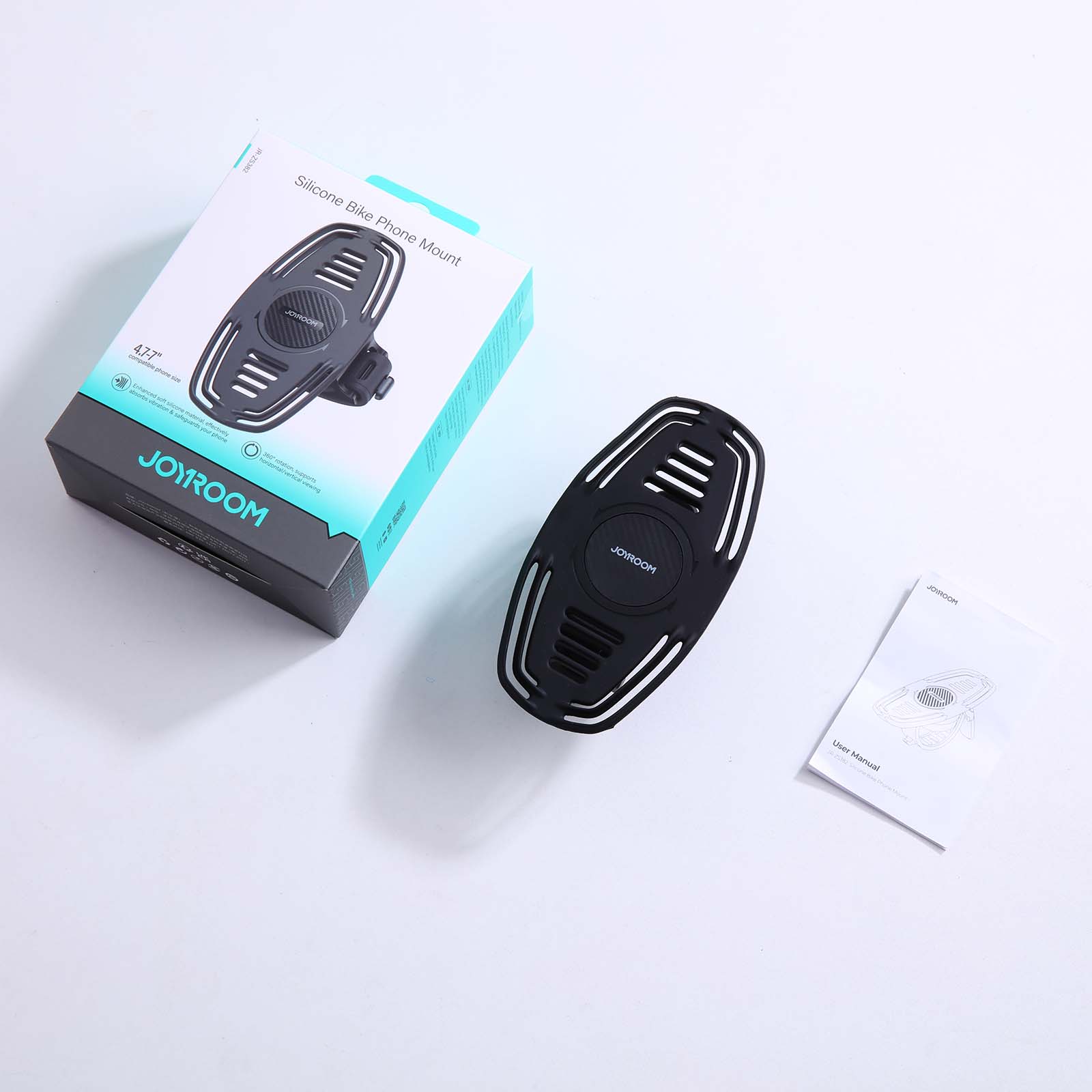 JOYROOM JR-ZS382 Bike Handlebar Phone Holder Soft Silicone Band Bicycle Cellphone Bracket