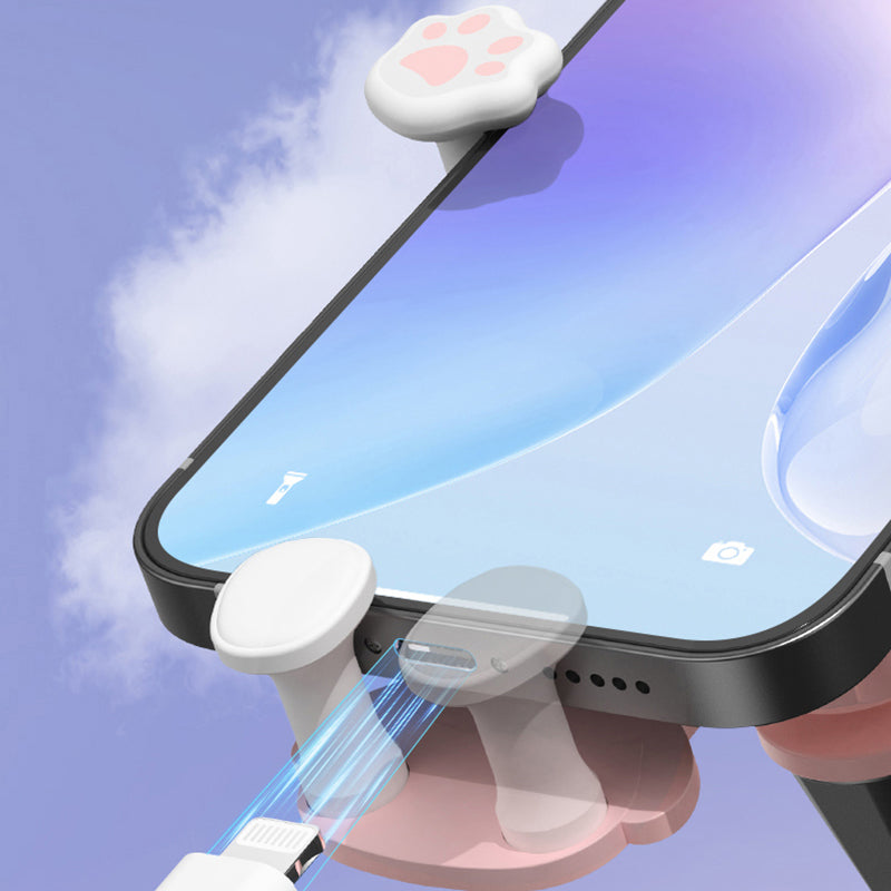 ICARER FAMILY Cat Paw Design Gravity Car Phone Holder for iPhone 16 / 16 Ultra / 16 Pro / 16 Pro Max