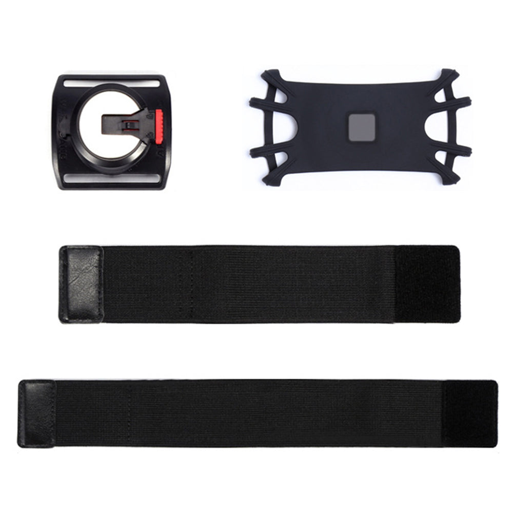 X02 Silicone Strap Design Detachable Phone Holder for iPhone 16 / 16 Ultra / 16 Pro / 16 Pro Max Cycling Running Armband Phone Bracket