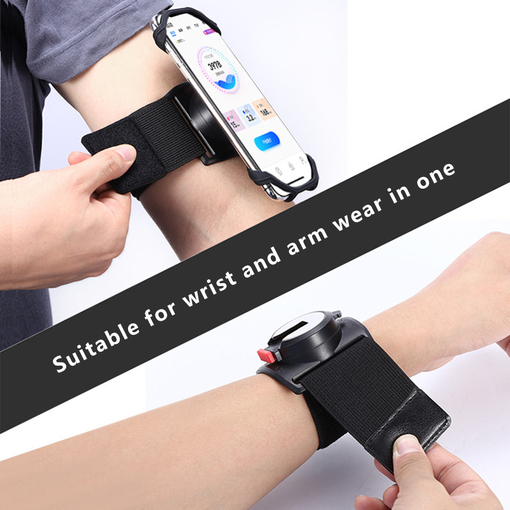 X02 Silicone Strap Design Detachable Phone Holder for iPhone 16 / 16 Ultra / 16 Pro / 16 Pro Max Cycling Running Armband Phone Bracket
