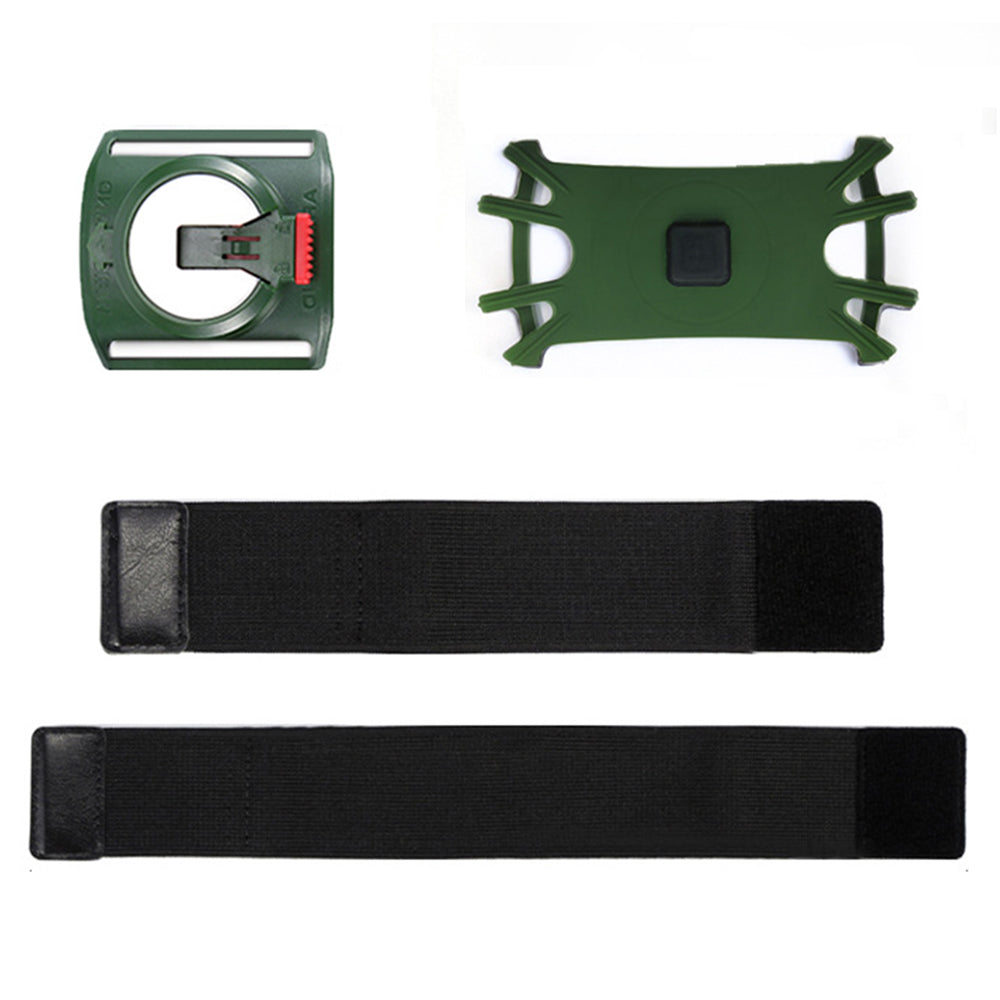 X02 Silicone Strap Design Detachable Phone Holder for iPhone 16 / 16 Ultra / 16 Pro / 16 Pro Max Cycling Running Armband Phone Bracket