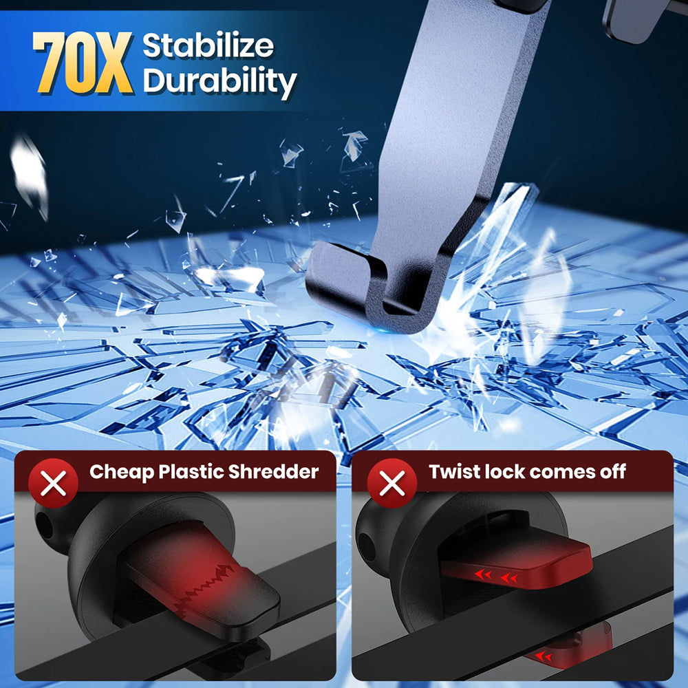 D23+CF Car Phone Holder Air Vent Cell Phone Holder for Car Hands Free Easy Clamp Cradle in Vehicle