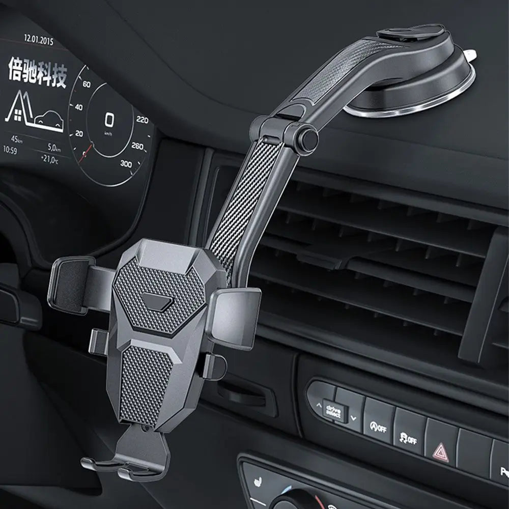 ES25 Nano Silicone Suction Cup Mount Car Dashboard / Windshield Phone Holder