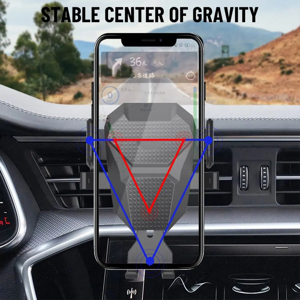 ES25 Nano Silicone Suction Cup Mount Car Dashboard / Windshield Phone Holder