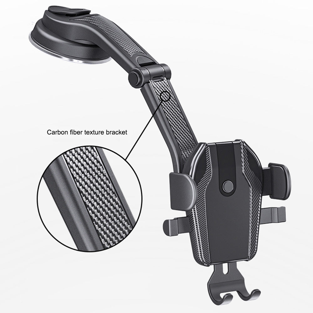 ES281 For 4-6.7 Inch Phone Mount for Car Dashboard Windshield Air Vent Suction Cup Phone Holder