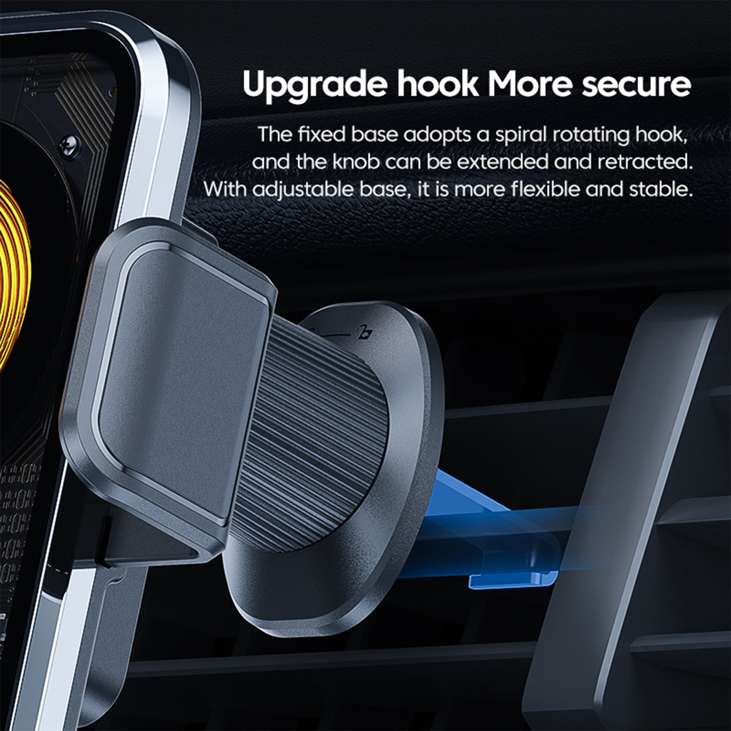 X11s Transparent Car Air Vent Phone Holder Wireless Charger Phone Charging Bracket