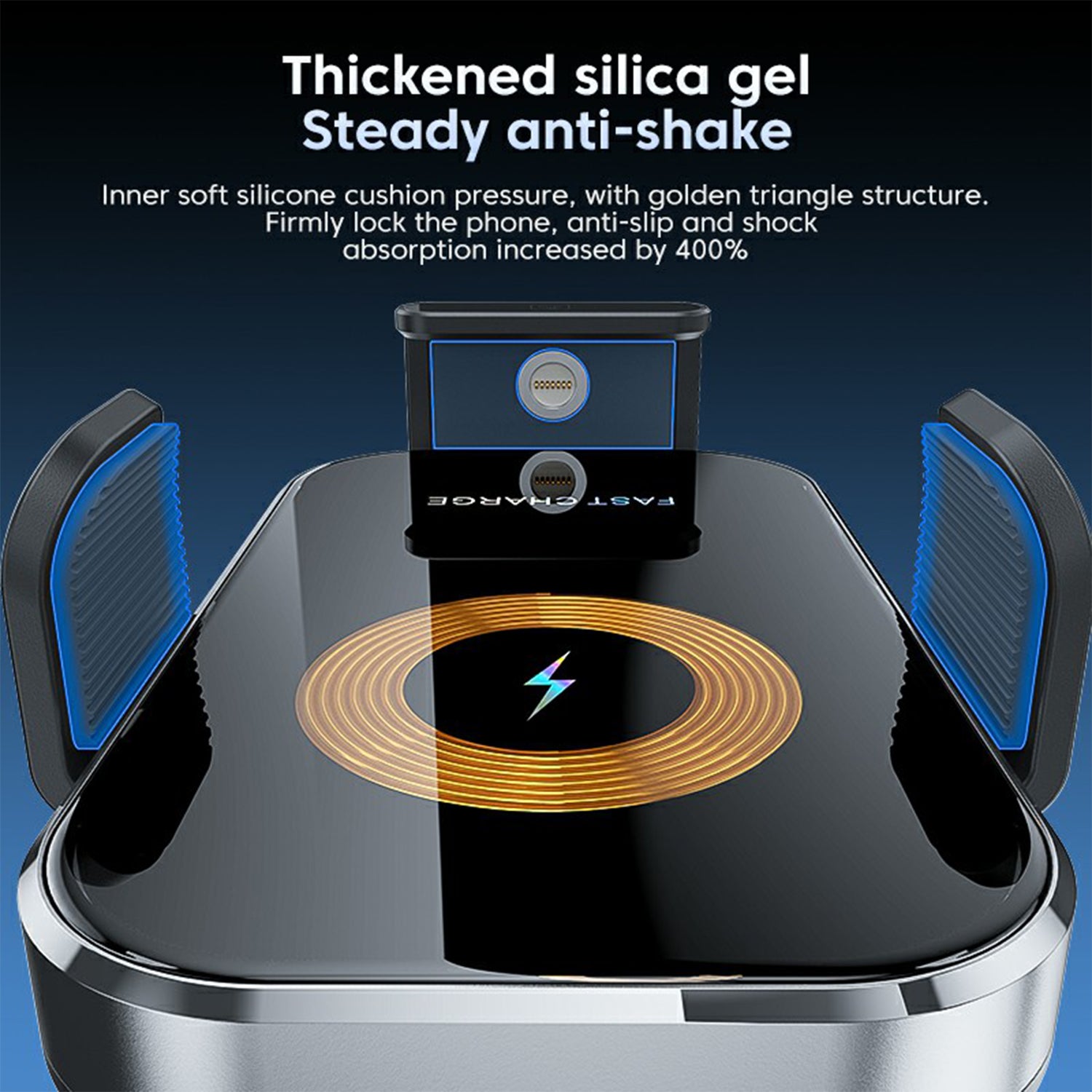 X12s 66W High Power Intelligent Induction Car Air Vent Hook Wireless Charger