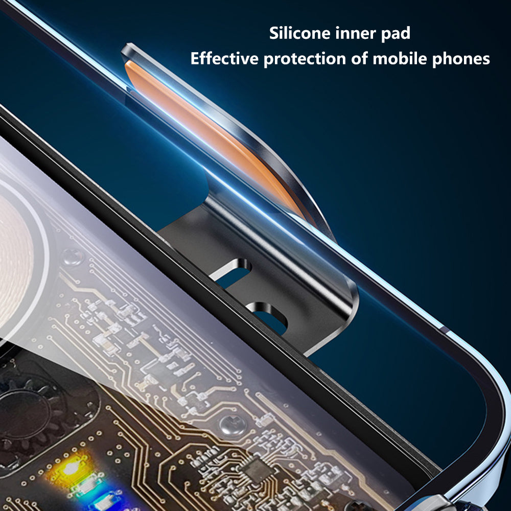 M7 Transparent Car Air Vent Phone Wireless Charger 66W Phone Charging Bracket with 3 Magnetic Plugs