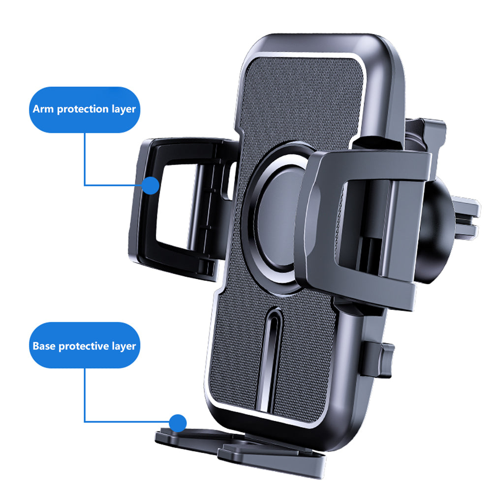 Car Suction Cup Phone Holder Air Vent Dashboard Windshield Phone Mount