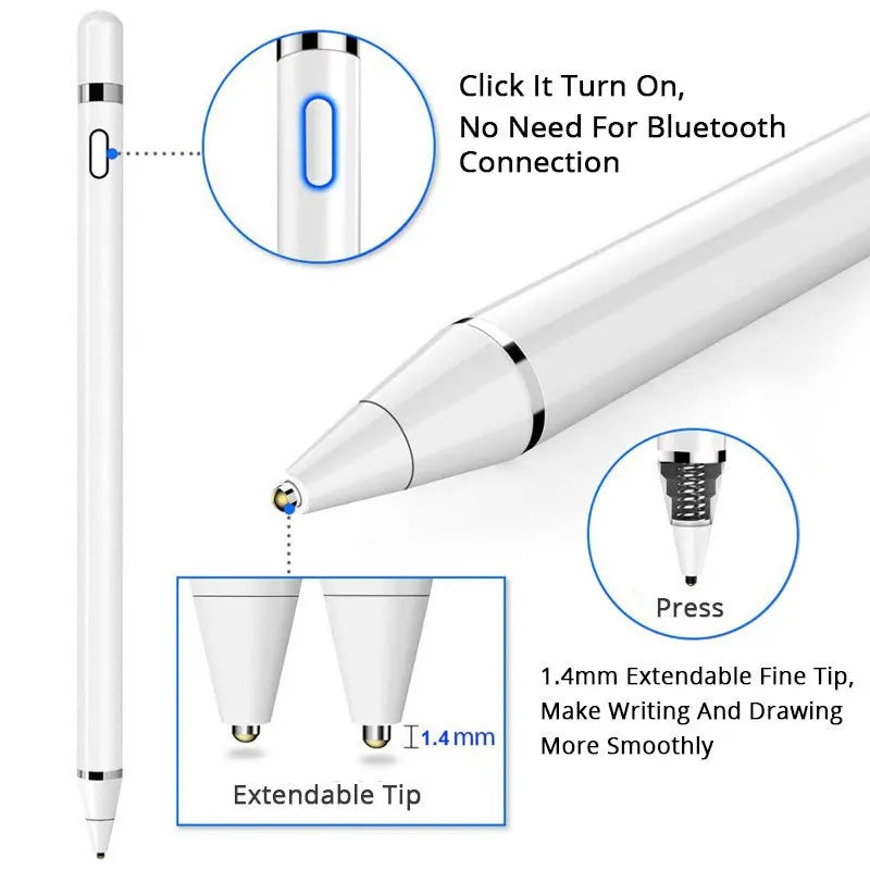 Lightweight Active Capacitive Stylus Pen for Cell Phone, Tablet Writing Drawing Pencil