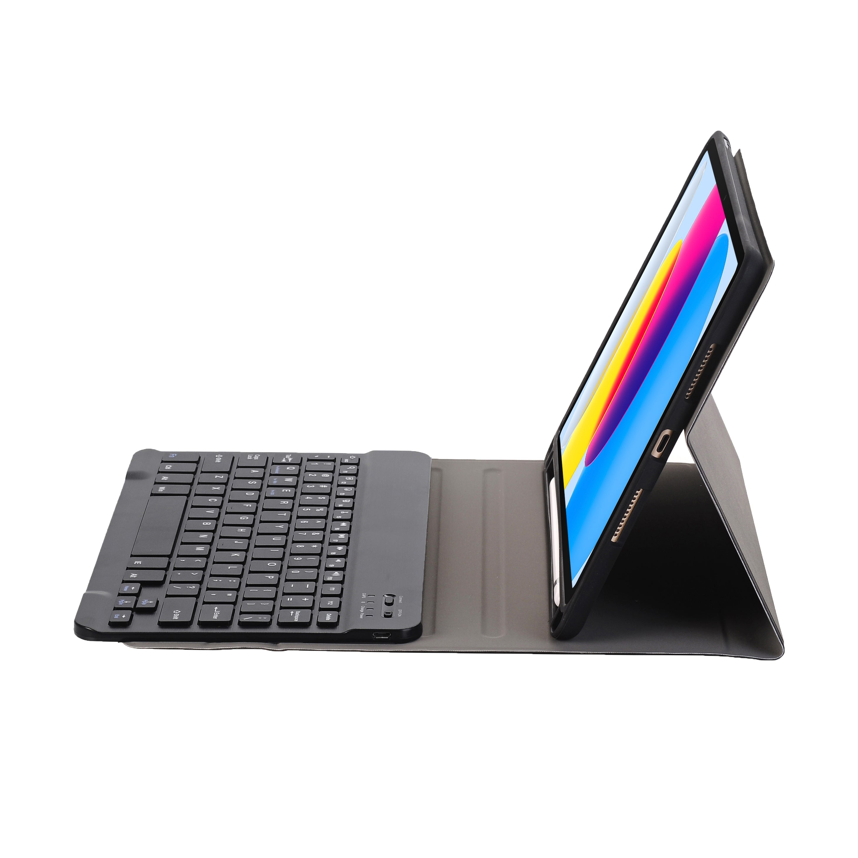 A07B For iPad 9.7-inch (2017) / (2018) / iPad Pro 9.7 inch (2016) / Air 2 / Air (2013) Bluetooth Keyboard Case with Pen Slot