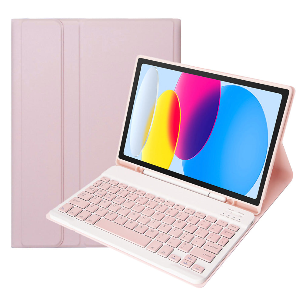 A07B For iPad 9.7-inch (2017) / (2018) / iPad Pro 9.7 inch (2016) / Air 2 / Air (2013) Bluetooth Keyboard Case with Pen Slot