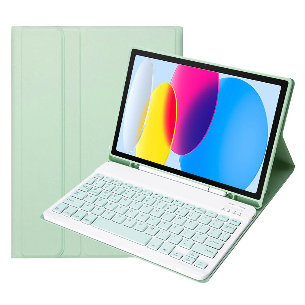 A07B For iPad 9.7-inch (2017) / (2018) / iPad Pro 9.7 inch (2016) / Air 2 / Air (2013) Bluetooth Keyboard Case with Pen Slot