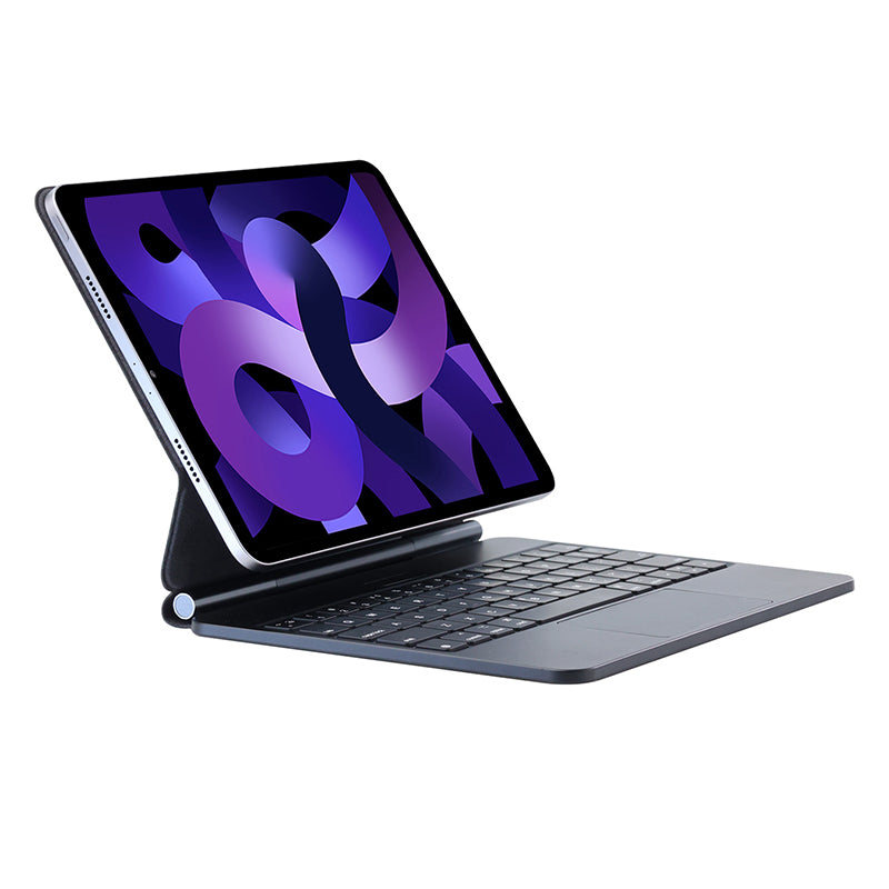 COOSTART For iPad Pro 11-inch (2018) / (2020) / (2021) / (2022) / iPad Air (2020) / (2022) Photovoltaic New Energy Bluetooth Keyboard Stand Cover