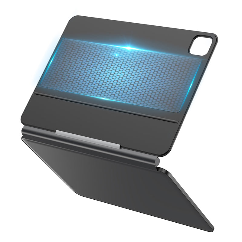 COOSTART For iPad Pro 11-inch (2018) / (2020) / (2021) / (2022) / iPad Air (2020) / (2022) Photovoltaic New Energy Bluetooth Keyboard Stand Cover